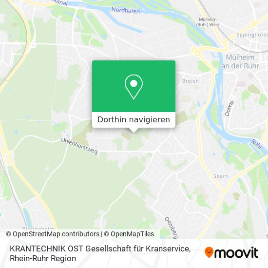 KRANTECHNIK OST Gesellschaft für Kranservice Karte