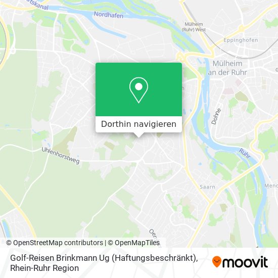 Golf-Reisen Brinkmann Ug (Haftungsbeschränkt) Karte