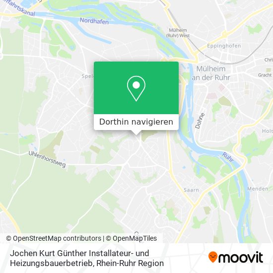 Jochen Kurt Günther Installateur- und Heizungsbauerbetrieb Karte