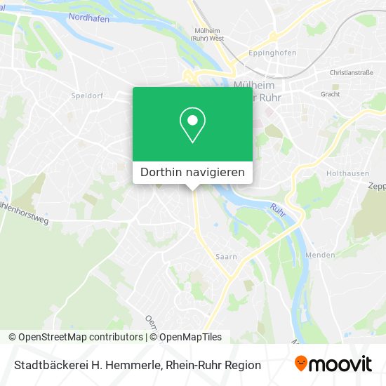 Stadtbäckerei H. Hemmerle Karte