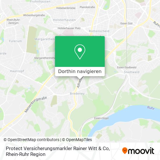 Protect Versicherungsmarkler Rainer Witt & Co Karte