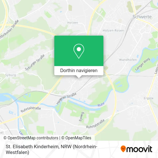 St. Elisabeth Kinderheim Karte