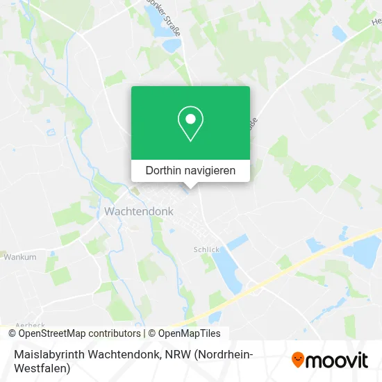 Maislabyrinth Wachtendonk Karte