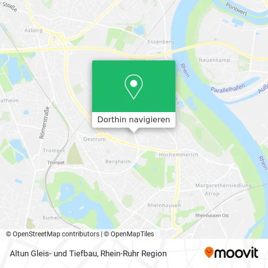 Altun Gleis- und Tiefbau Karte