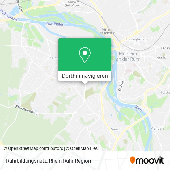 Ruhrbildungsnetz Karte