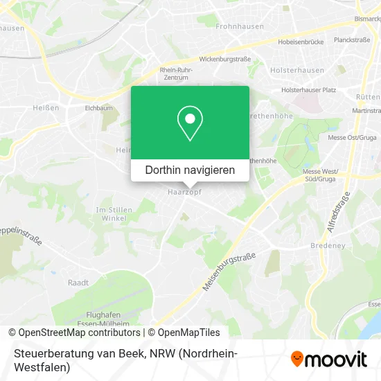 Steuerberatung van Beek Karte