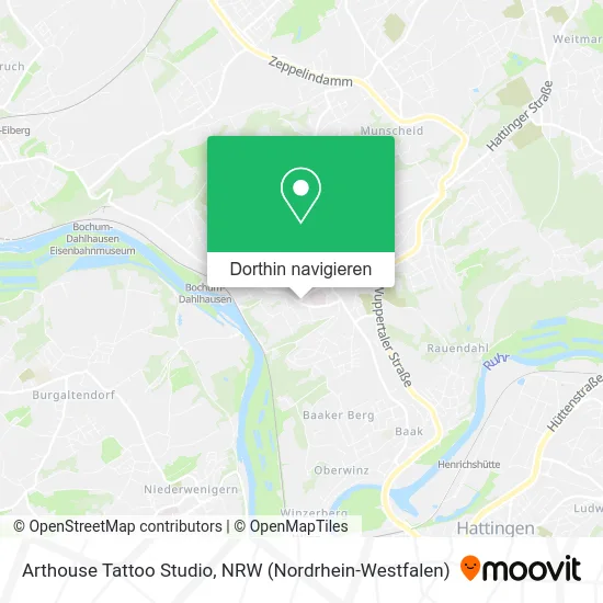 Arthouse Tattoo Studio Karte