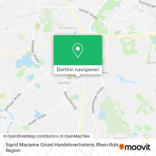 Sigrid Marianne Ginzel Handelsvertreterin Karte