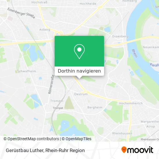 Gerüstbau Luther Karte