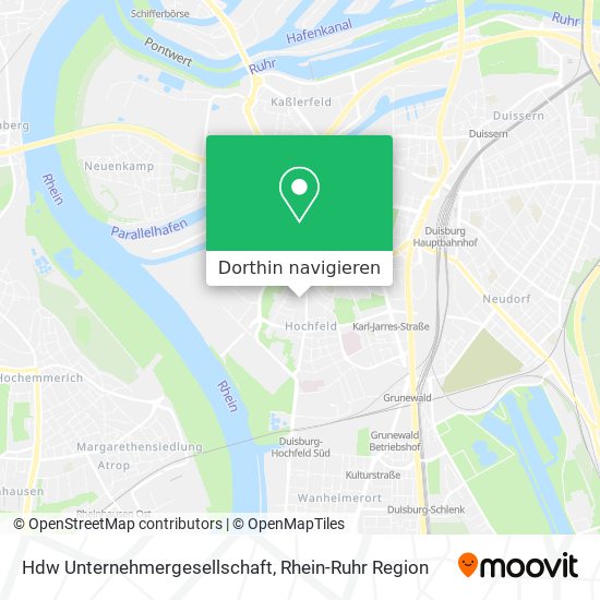 Hdw Unternehmergesellschaft Karte