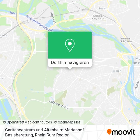 Caritascentrum und Altenheim Marienhof - Basisberatung Karte