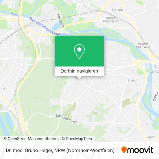 Dr. med. Bruno Heger Karte