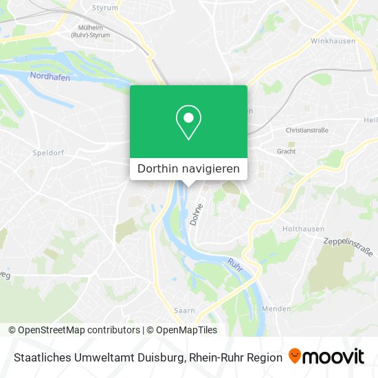 Staatliches Umweltamt Duisburg Karte