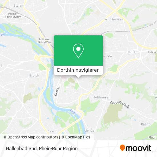 Hallenbad Süd Karte