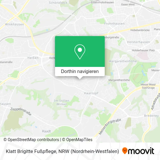 Klatt Brigitte Fußpflege Karte