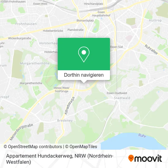 Appartement Hundackerweg Karte