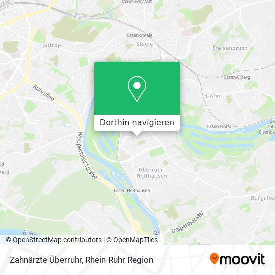 Zahnärzte Überruhr Karte