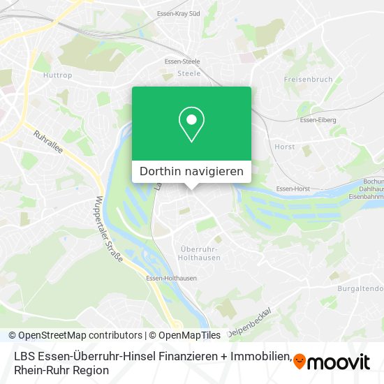 LBS Essen-Überruhr-Hinsel Finanzieren + Immobilien Karte