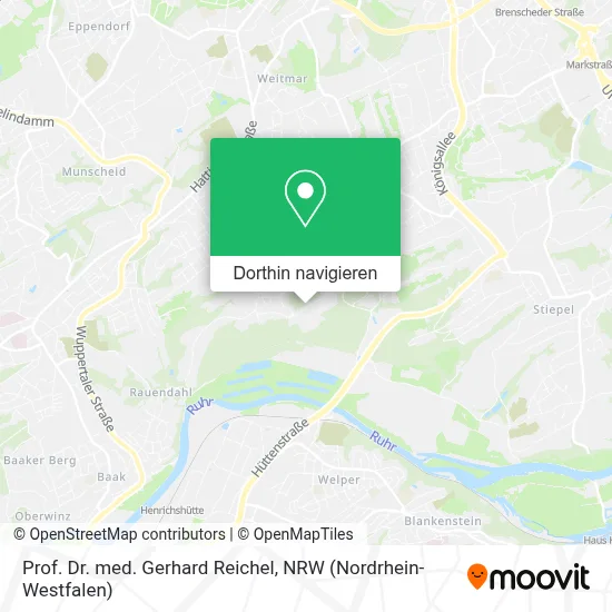 Prof. Dr. med. Gerhard Reichel Karte