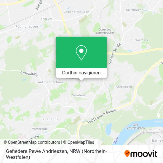 Gefiedere Pewe Andrieszen Karte
