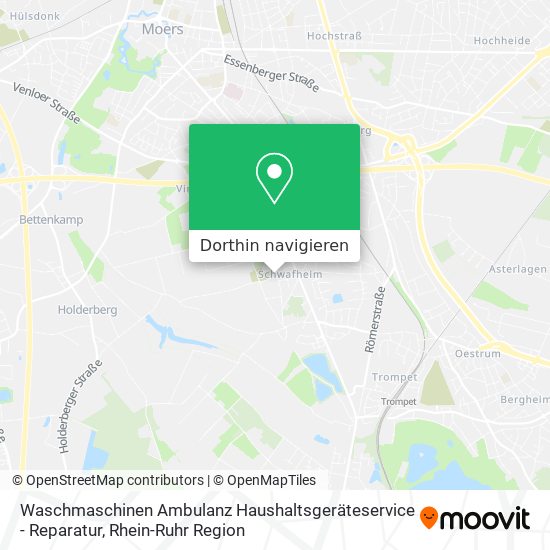 Waschmaschinen Ambulanz Haushaltsgeräteservice - Reparatur Karte