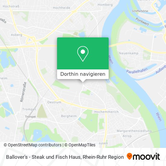 Ballover's - Steak und Fisch Haus Karte