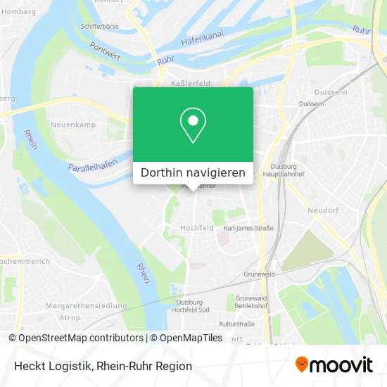 Heckt Logistik Karte