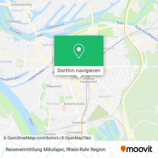 Reisevermittlung Mikolajec Karte