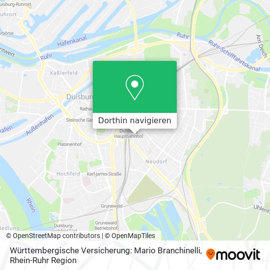 Württembergische Versicherung: Mario Branchinelli Karte