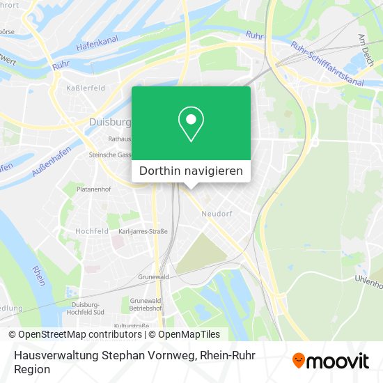 Hausverwaltung Stephan Vornweg Karte