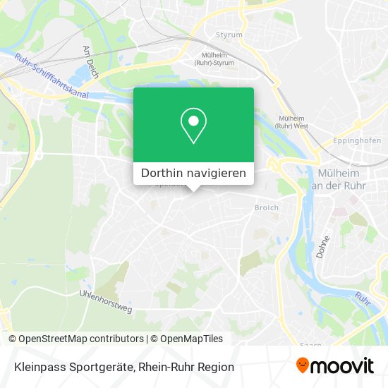 Kleinpass Sportgeräte Karte