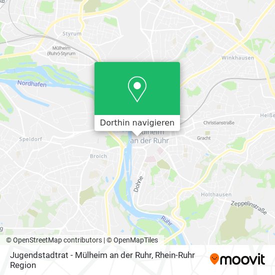 Jugendstadtrat - Mülheim an der Ruhr Karte