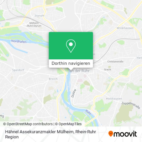 Hähnel Assekuranzmakler Mülheim Karte