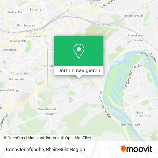 Bonn-Josefshöhe Karte