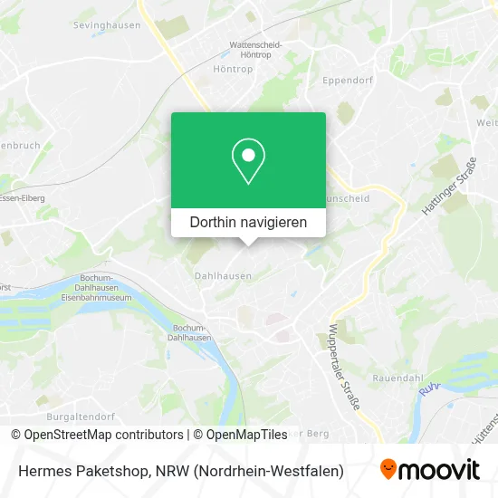 Hermes Paketshop Karte