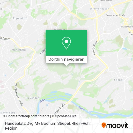 Hundeplatz Dvg Mv Bochum Stiepel Karte