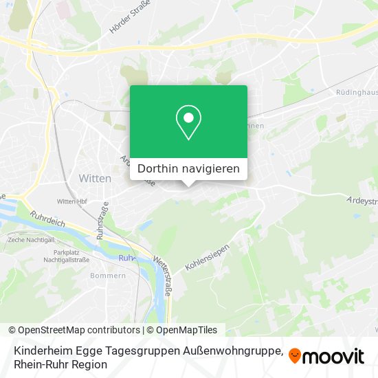 Kinderheim Egge Tagesgruppen Außenwohngruppe Karte