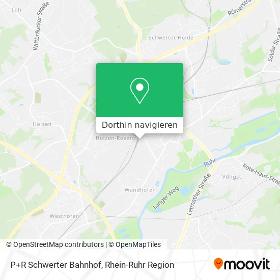 P+R Schwerter Bahnhof Karte