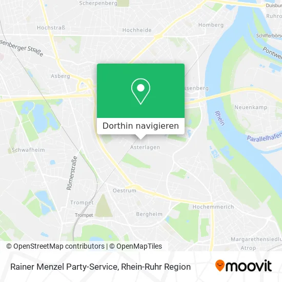 Rainer Menzel Party-Service Karte