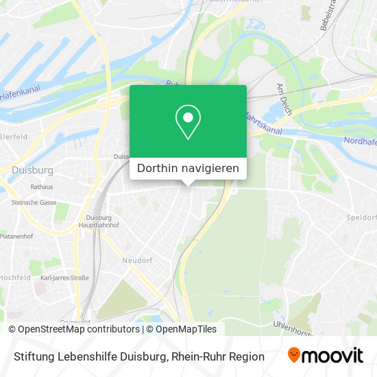 Stiftung Lebenshilfe Duisburg Karte