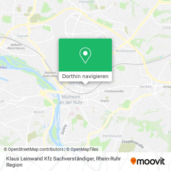 Klaus Leinwand Kfz Sachverständiger Karte