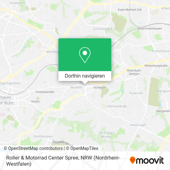 Roller & Motorrad Center Spree Karte