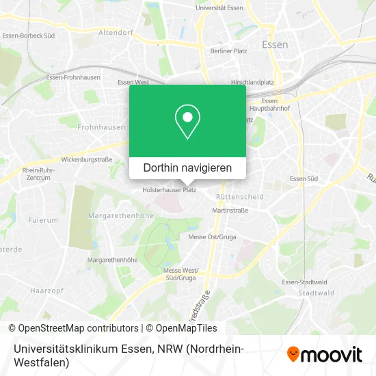 Universitätsklinikum Essen Karte