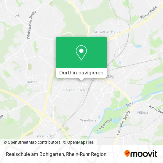 Realschule am Bohlgarten Karte