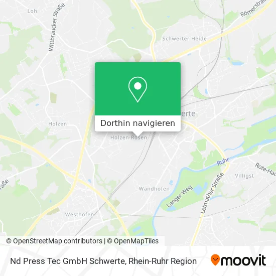 Nd Press Tec GmbH Schwerte Karte