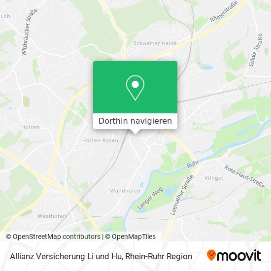Allianz Versicherung Li und Hu Karte