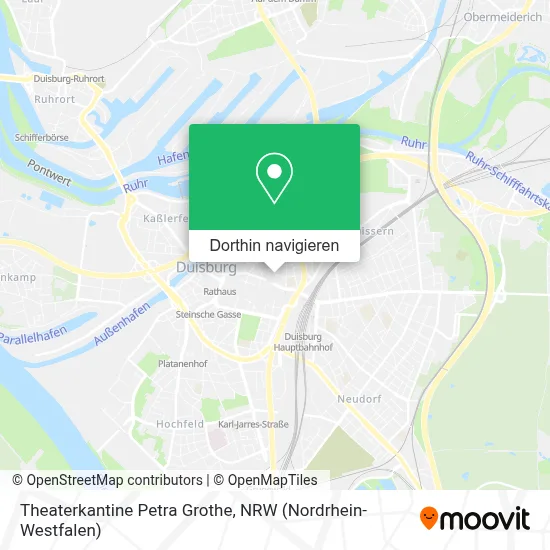 Theaterkantine Petra Grothe Karte