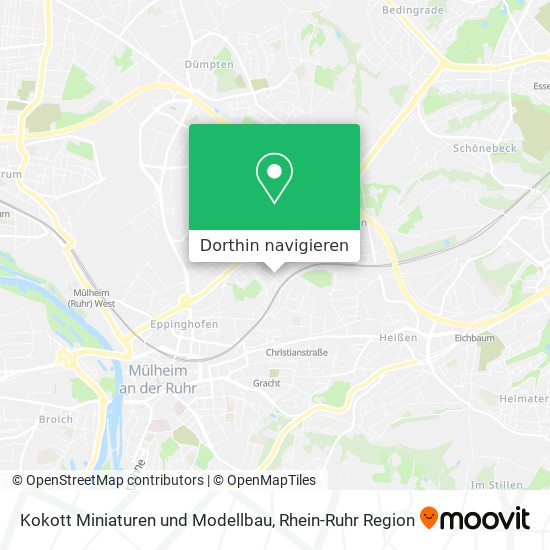 Kokott Miniaturen und Modellbau Karte