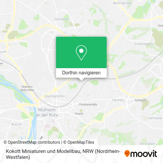 Kokott Miniaturen und Modellbau Karte