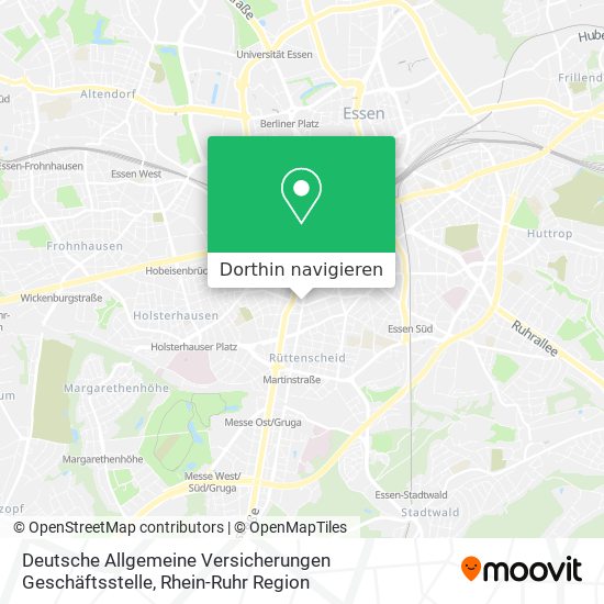Deutsche Allgemeine Versicherungen Geschäftsstelle Karte